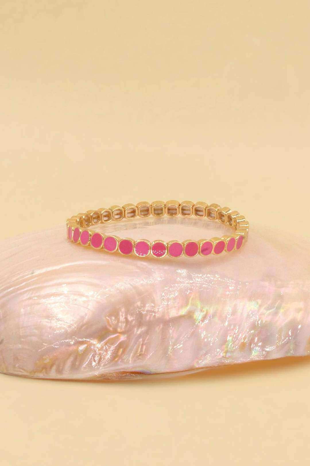 Grossiste MAISON OKAMI - Bracelet en laiton doré élastique