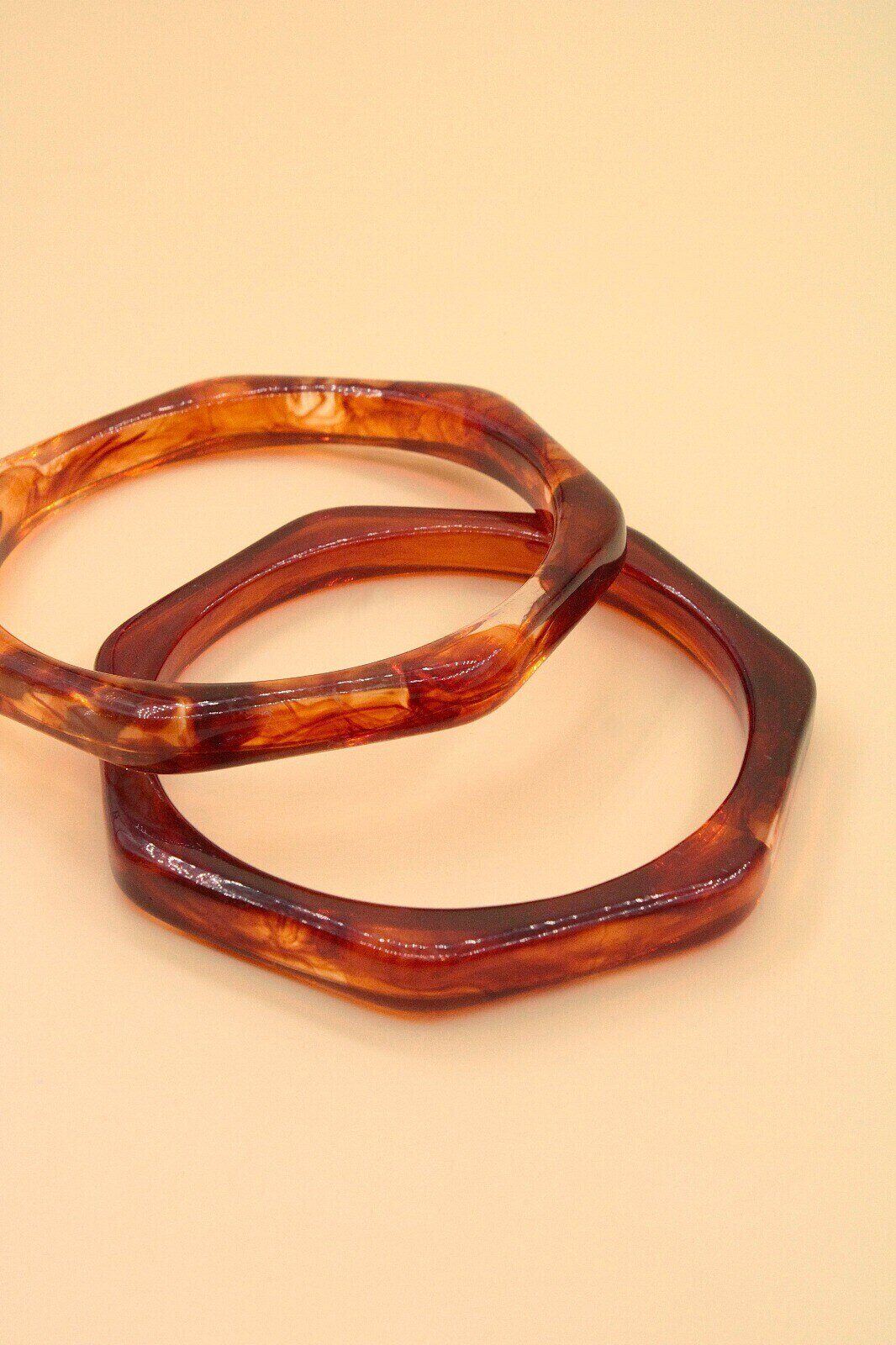 Wholesaler MAISON OKAMI - Hexagonal resin bracelet
