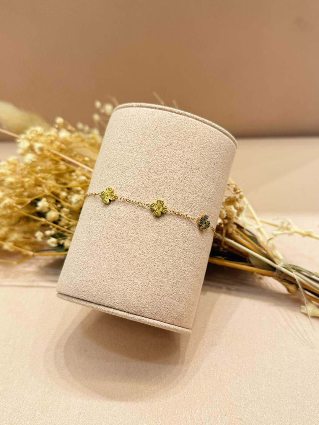 Grossiste MAISON OKAMI - Bracelet en Acier Inoxydable avec Motifs Éléments Foliés
