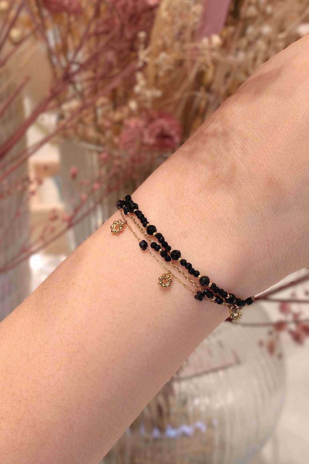 Mayorista MAISON OKAMI - Pulsera de capas de piedra natural