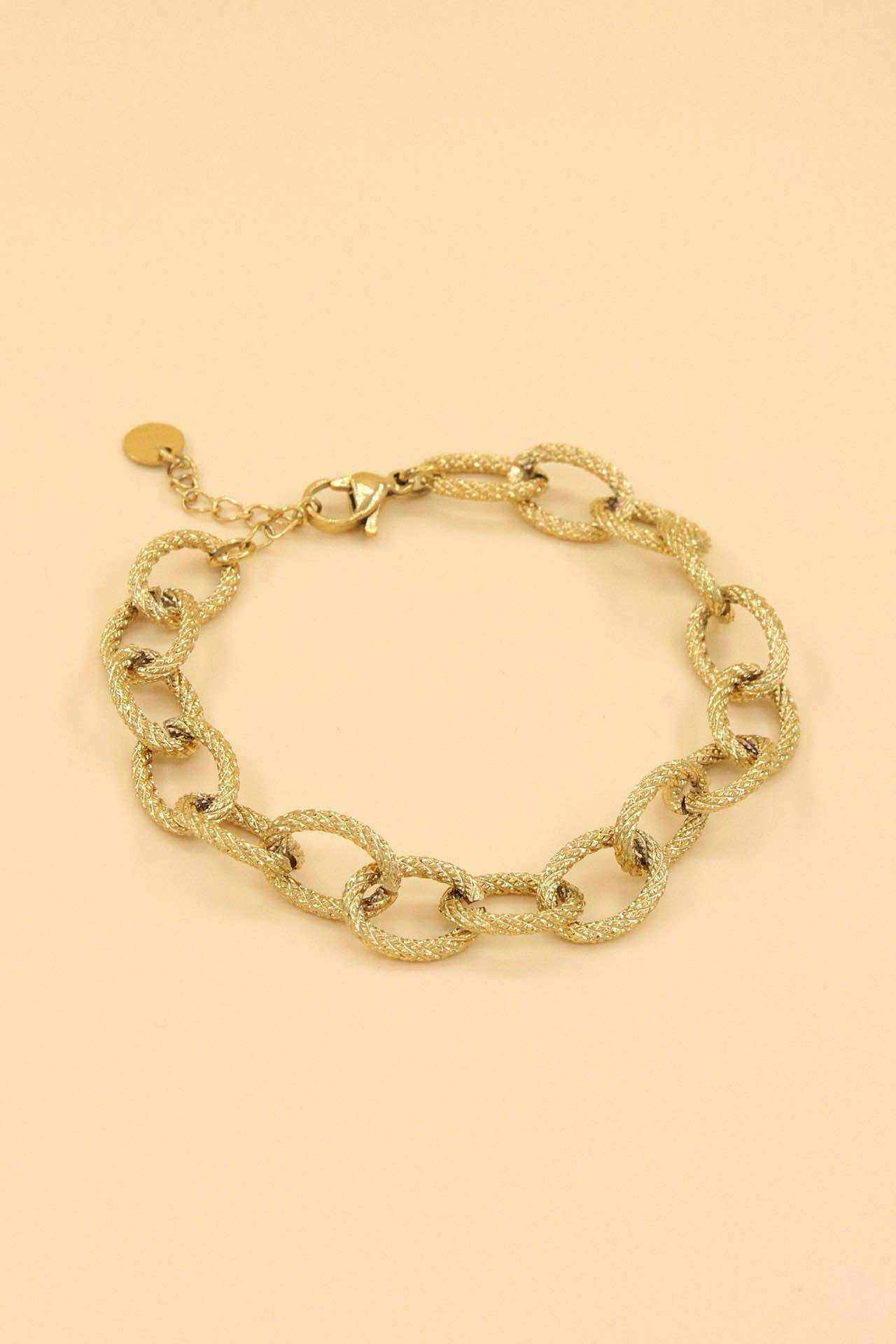 Wholesaler MAISON OKAMI - Stainless steel bracelet with woven links