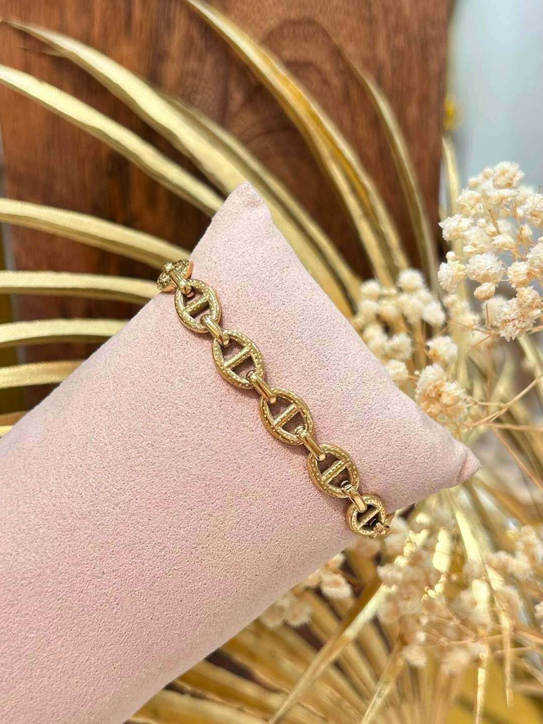 Wholesaler MAISON OKAMI - Stainless steel link chain bracelet