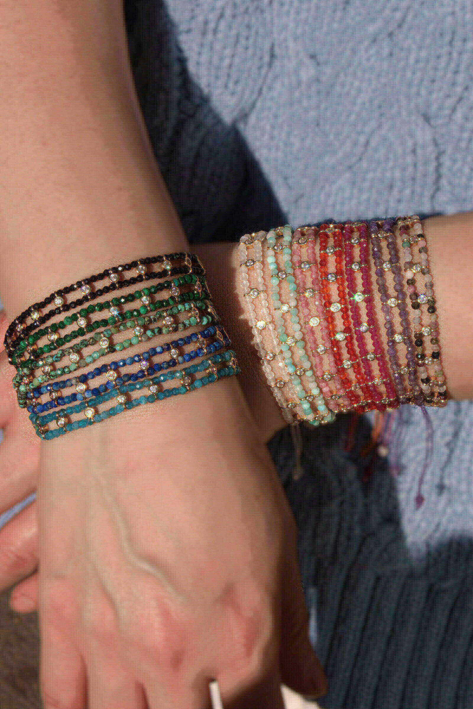 Wholesaler MAISON OKAMI - Natural Stone Bracelet with Unique Patterns and Adjustable Clasp