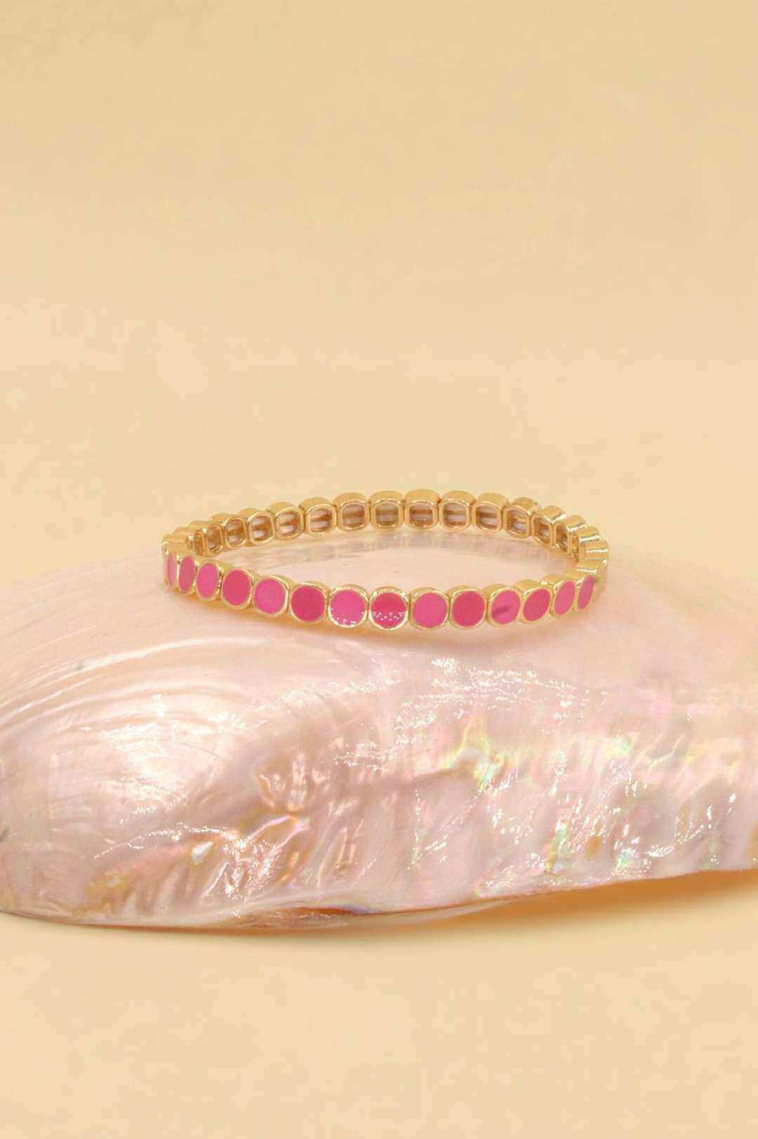 Mayorista MAISON OKAMI - Pulsera elástica de latón dorado