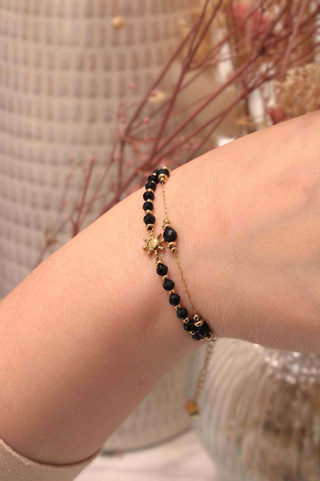 Mayorista MAISON OKAMI - Pulsera de doble vuelta de piedras naturales