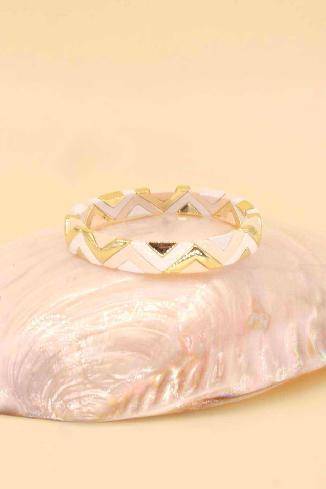 Mayorista MAISON OKAMI - Pulsera elástica de latón dorado