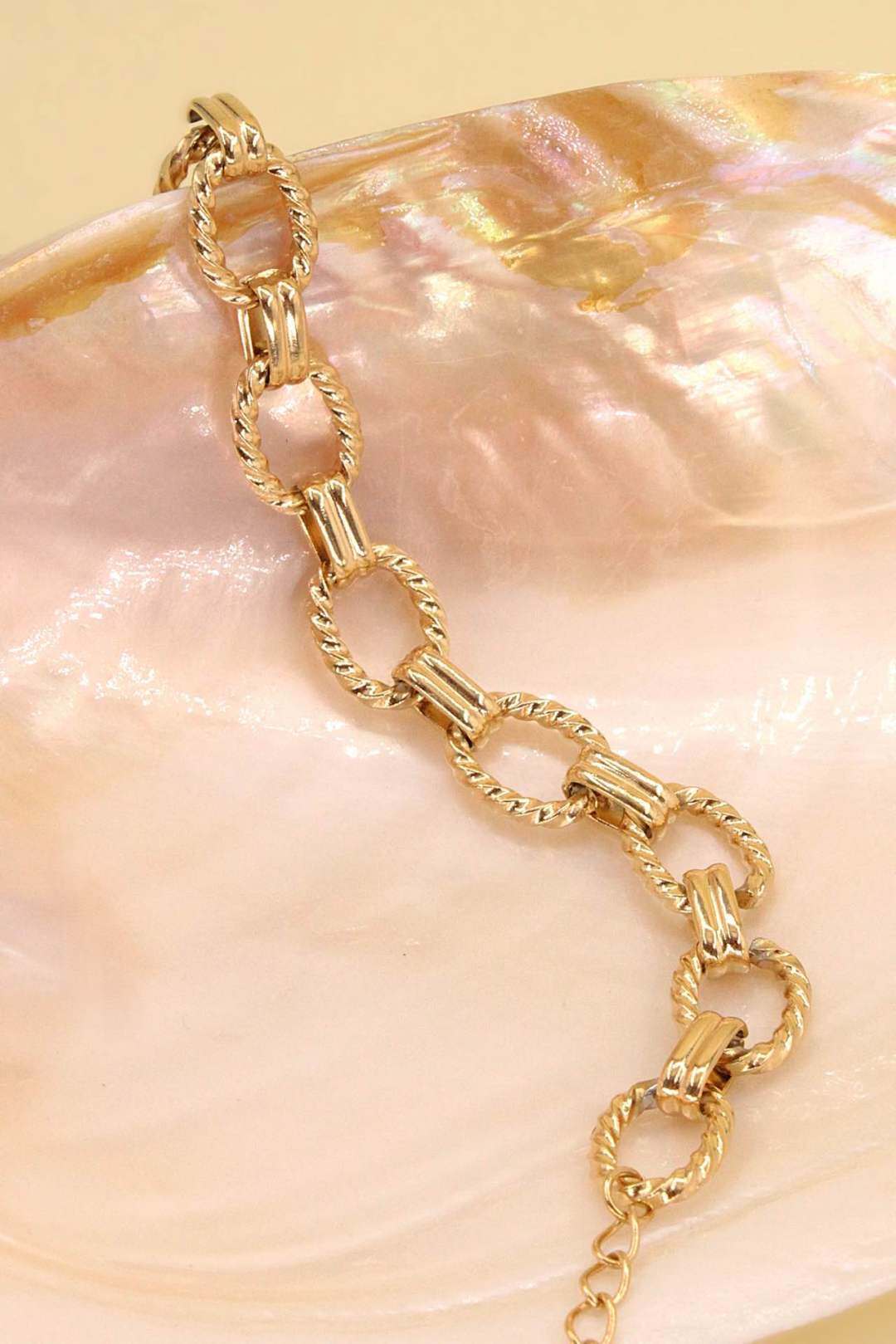 Grossista MAISON OKAMI - Bracciale a catena con maglie in acciaio inossidabile