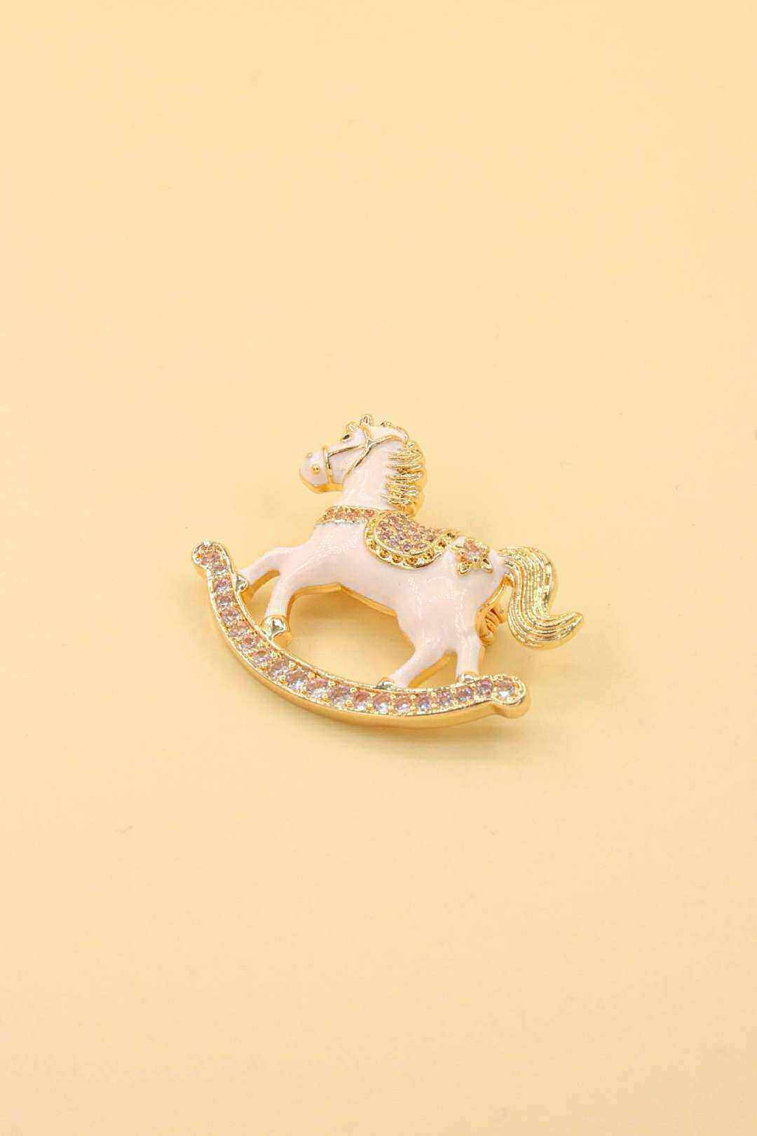 Wholesaler MAISON OKAMI - Horse Brooch, Stainless Steel