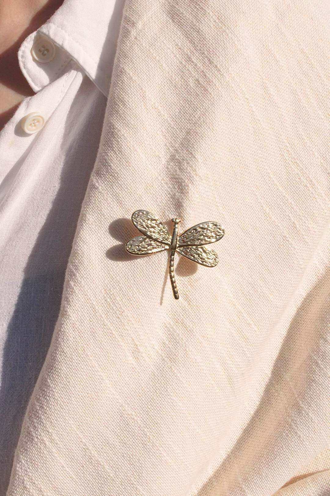 Wholesaler MAISON OKAMI - Stainless Steel Dragonfly Brooch