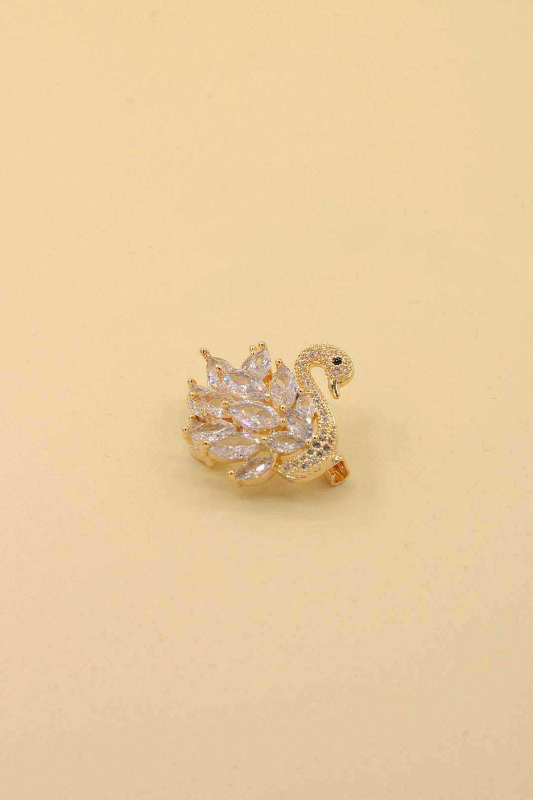 Wholesaler MAISON OKAMI - Stainless Steel Swan Brooch