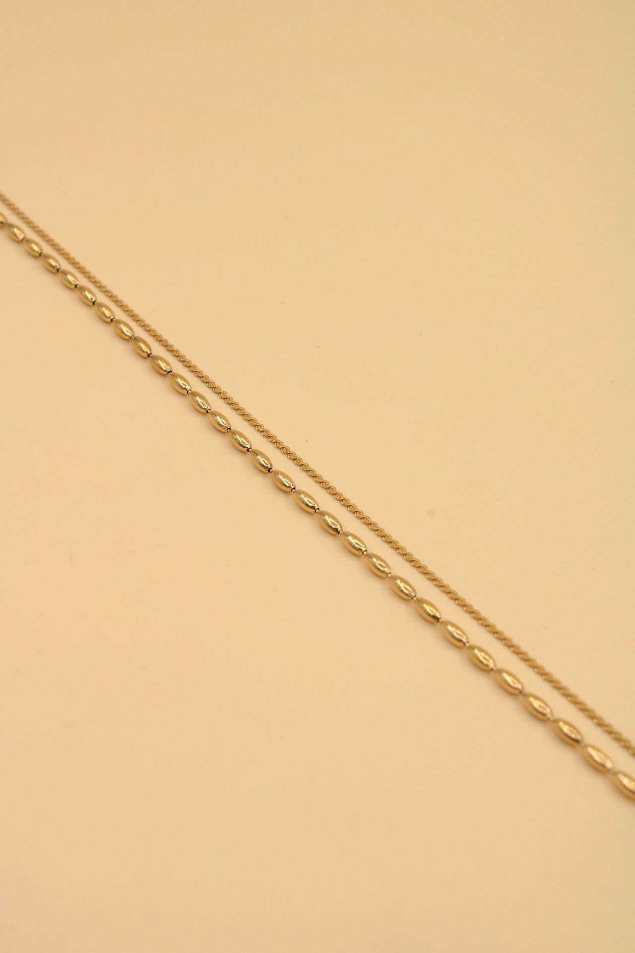 Grossiste MAISON OKAMI - Chaîne de cheville en acier inoxydable à maillons délicats
