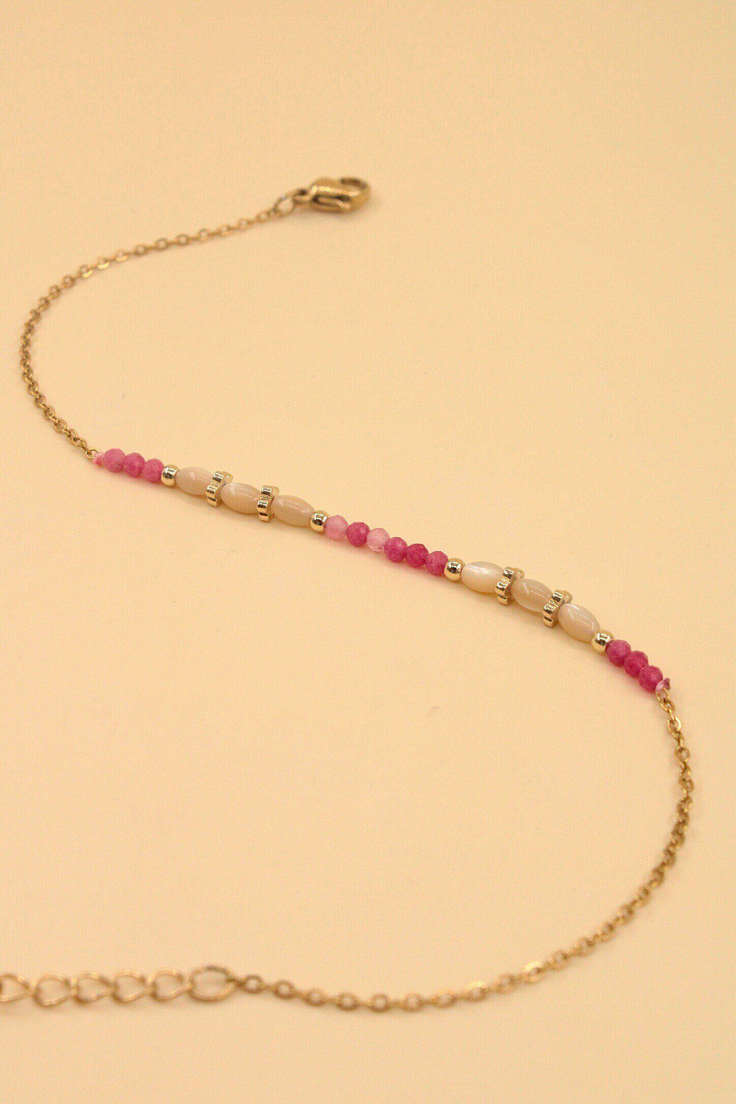 Wholesaler MAISON OKAMI - Stainless steel anklet with beads
