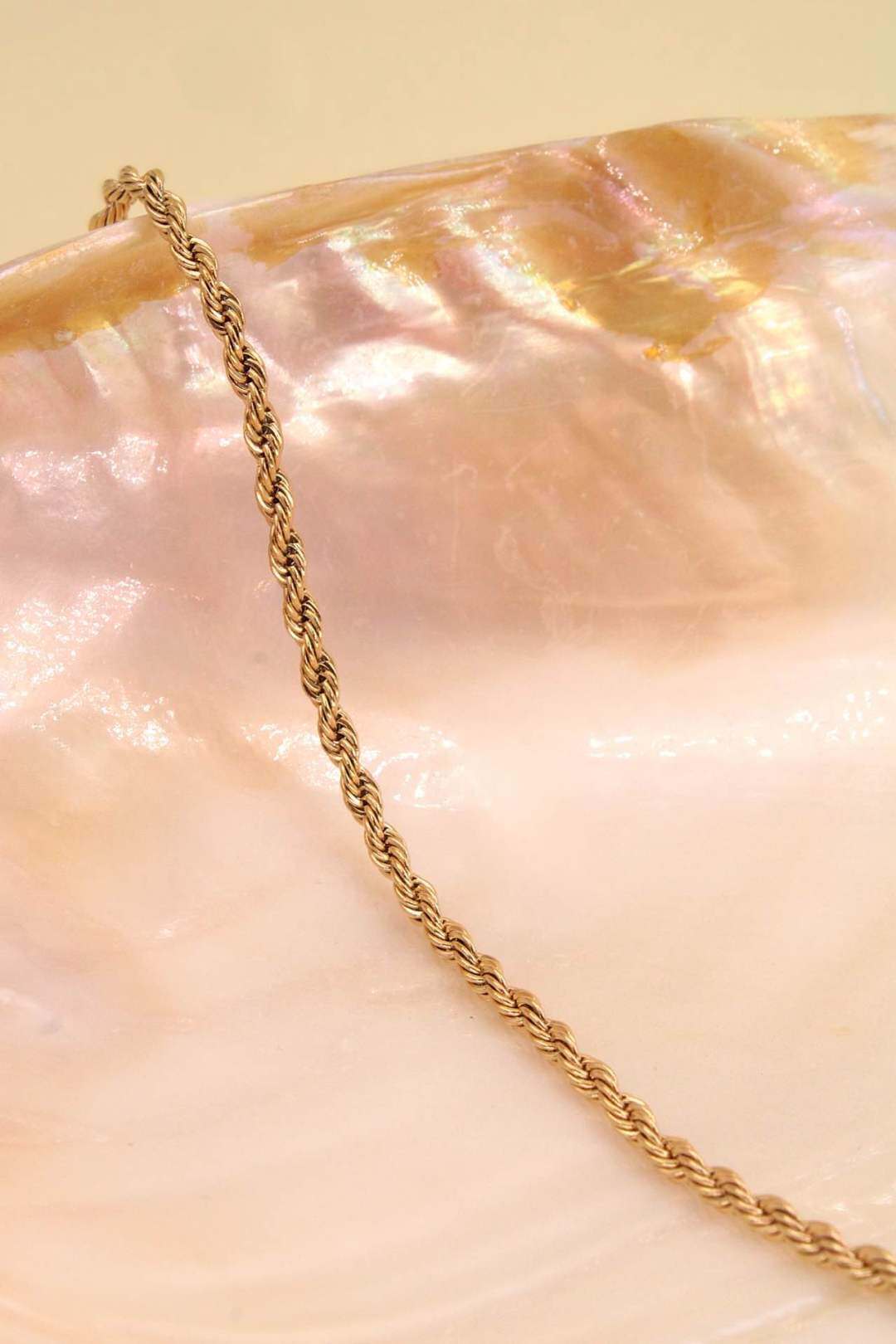 Wholesaler MAISON OKAMI - Twisted stainless steel anklet