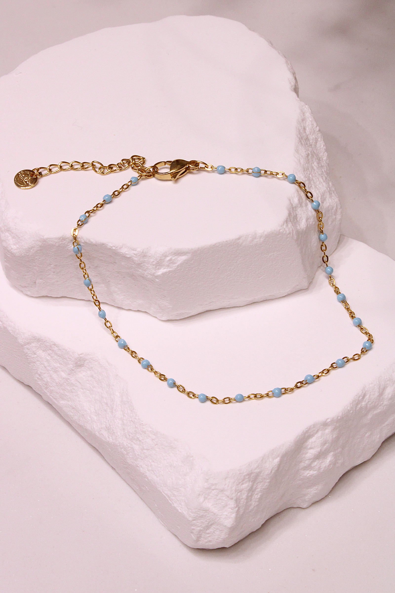 Wholesaler MAISON OKAMI - Fine ankle chain with natural pearls