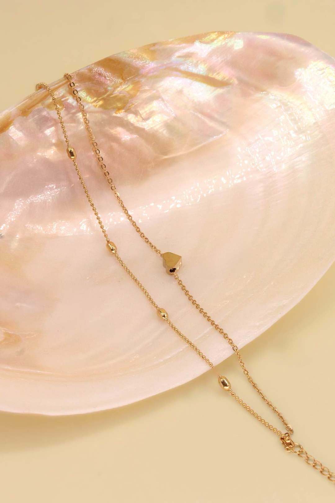 Wholesaler MAISON OKAMI - Stainless steel heart anklet