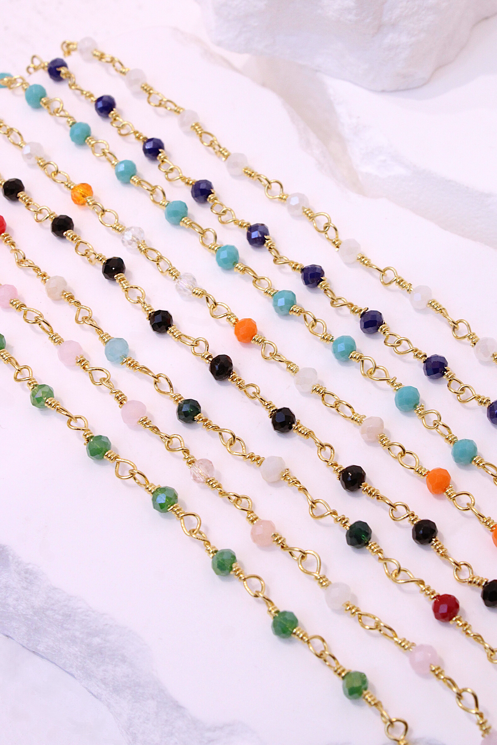Grossista MAISON OKAMI - Akle Chain Pearls Faceted & Golden Links