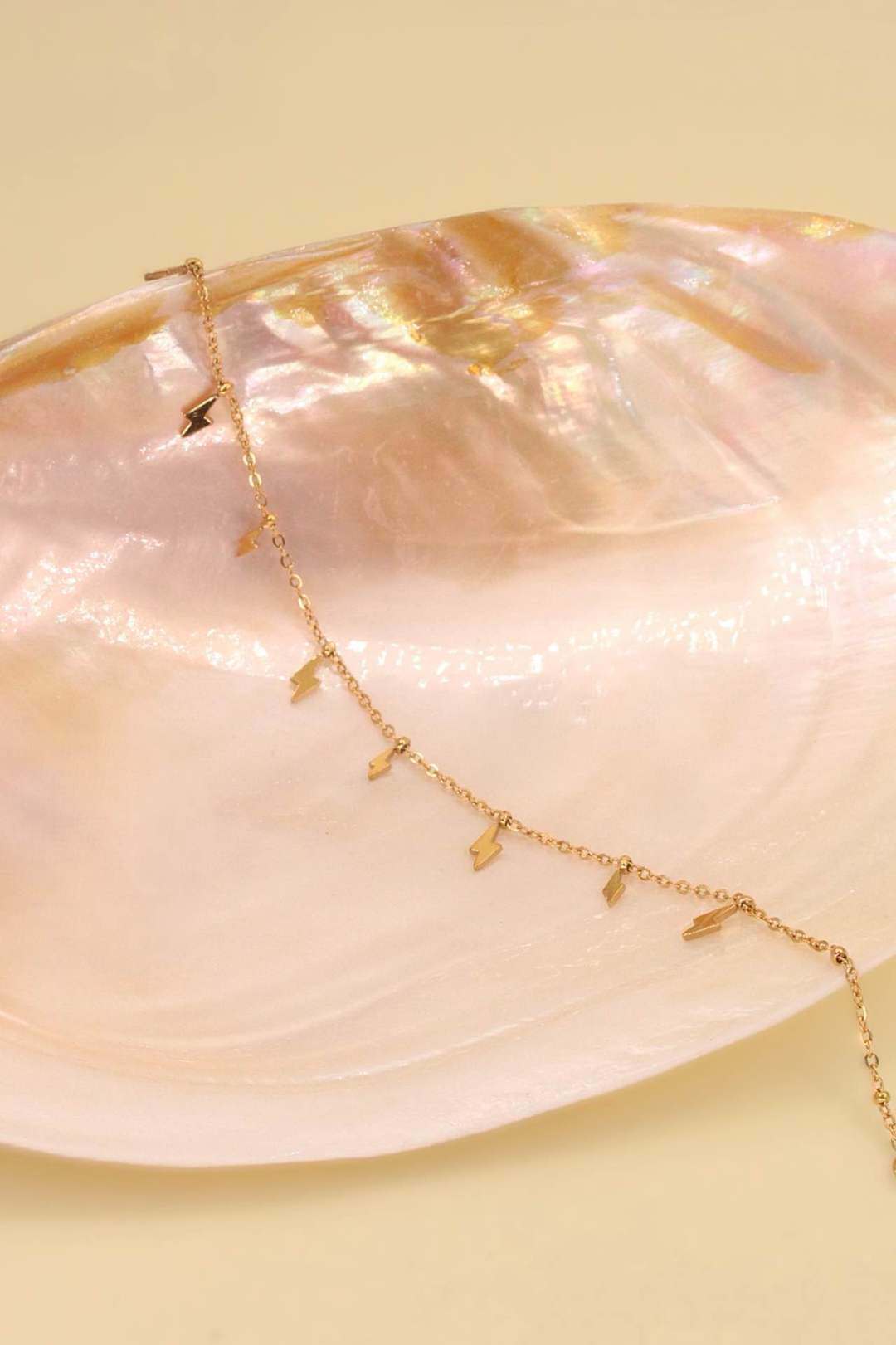 Wholesaler MAISON OKAMI - Stainless steel lightning anklet