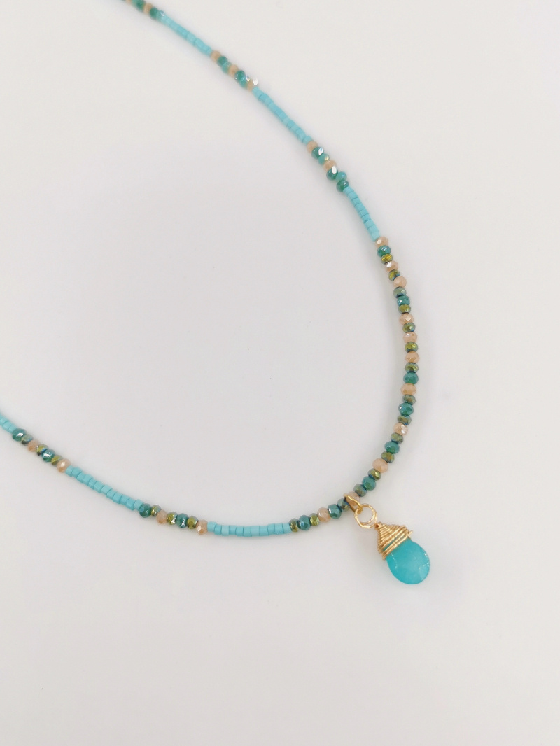 Grossiste MAISON OKAMI - Collier rigide en acier inoxydable - cristal