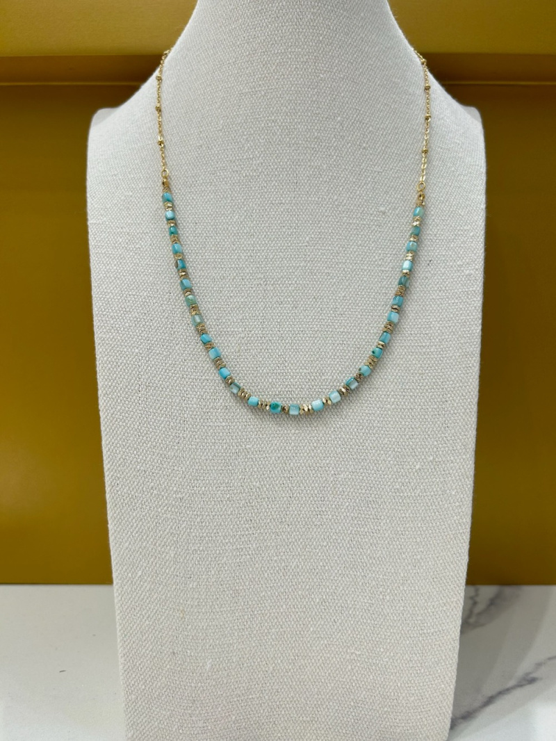 Wholesaler MAISON OKAMI - Cubic Bead Necklace.