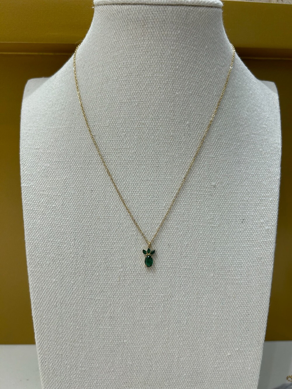 Grossiste MAISON OKAMI - Collier pendentif ananas minimaliste