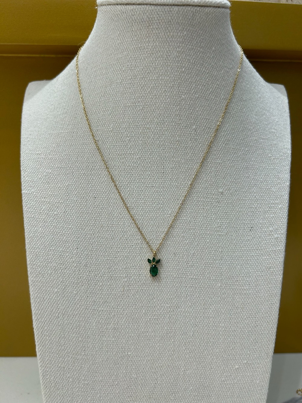 Grossiste MAISON OKAMI - Collier pendentif ananas minimaliste