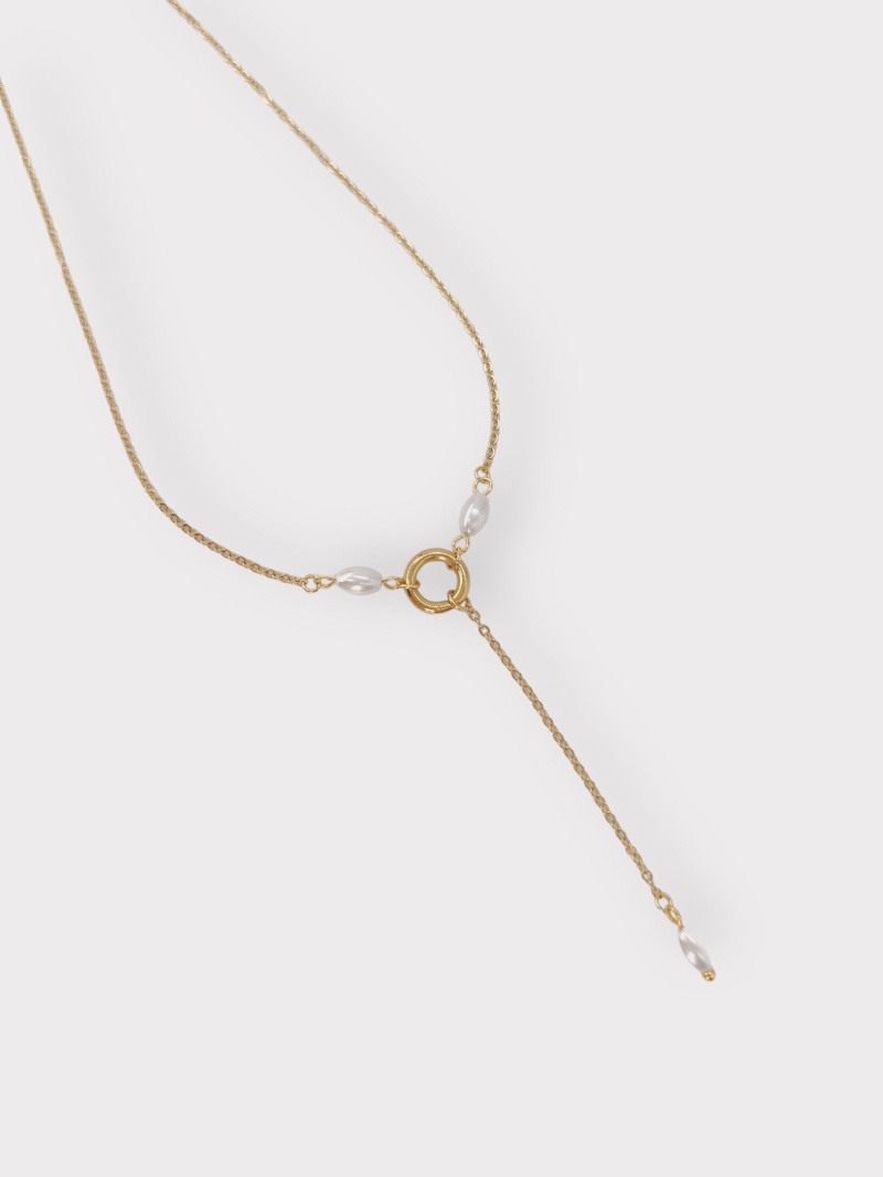 Wholesaler MAISON OKAMI - Double row necklace - heart