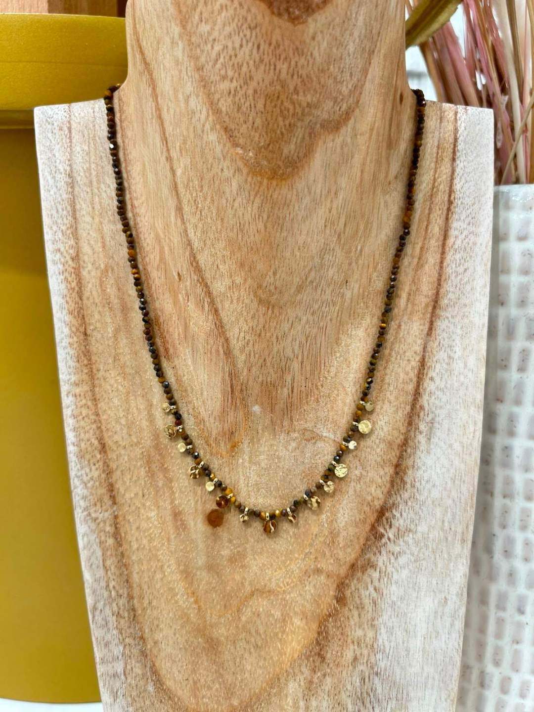 Mayorista MAISON OKAMI - Collar de perlas finas con dijes de acero inoxidable