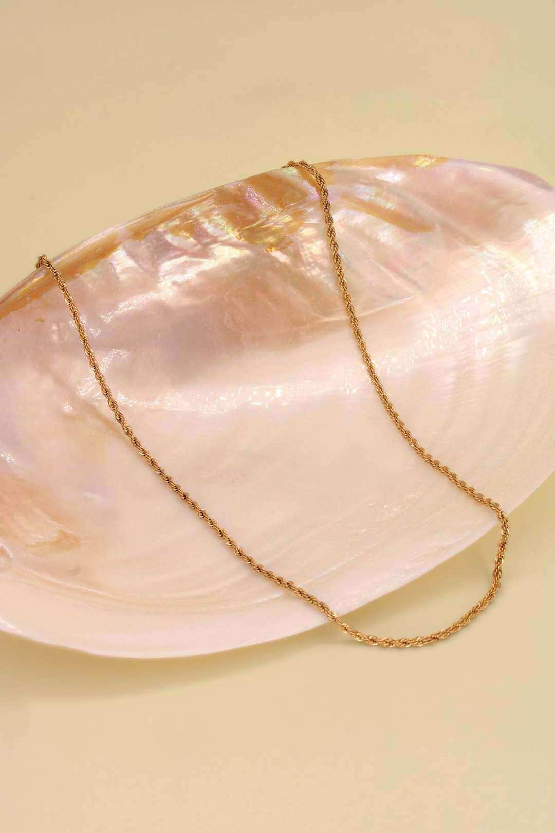 Grossiste MAISON OKAMI - Collier chaîne torsadée acier inoxydable