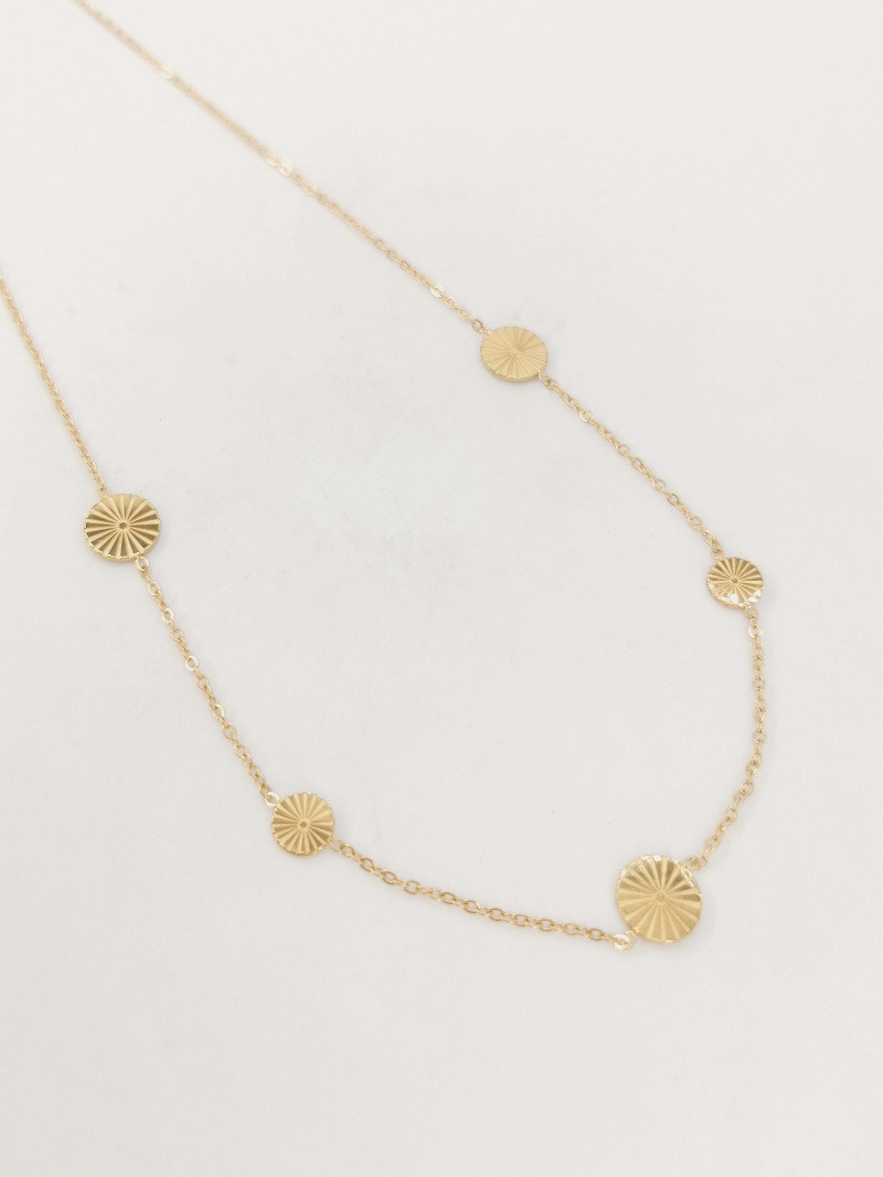 Wholesaler MAISON OKAMI - Stainless steel necklace - round tassel