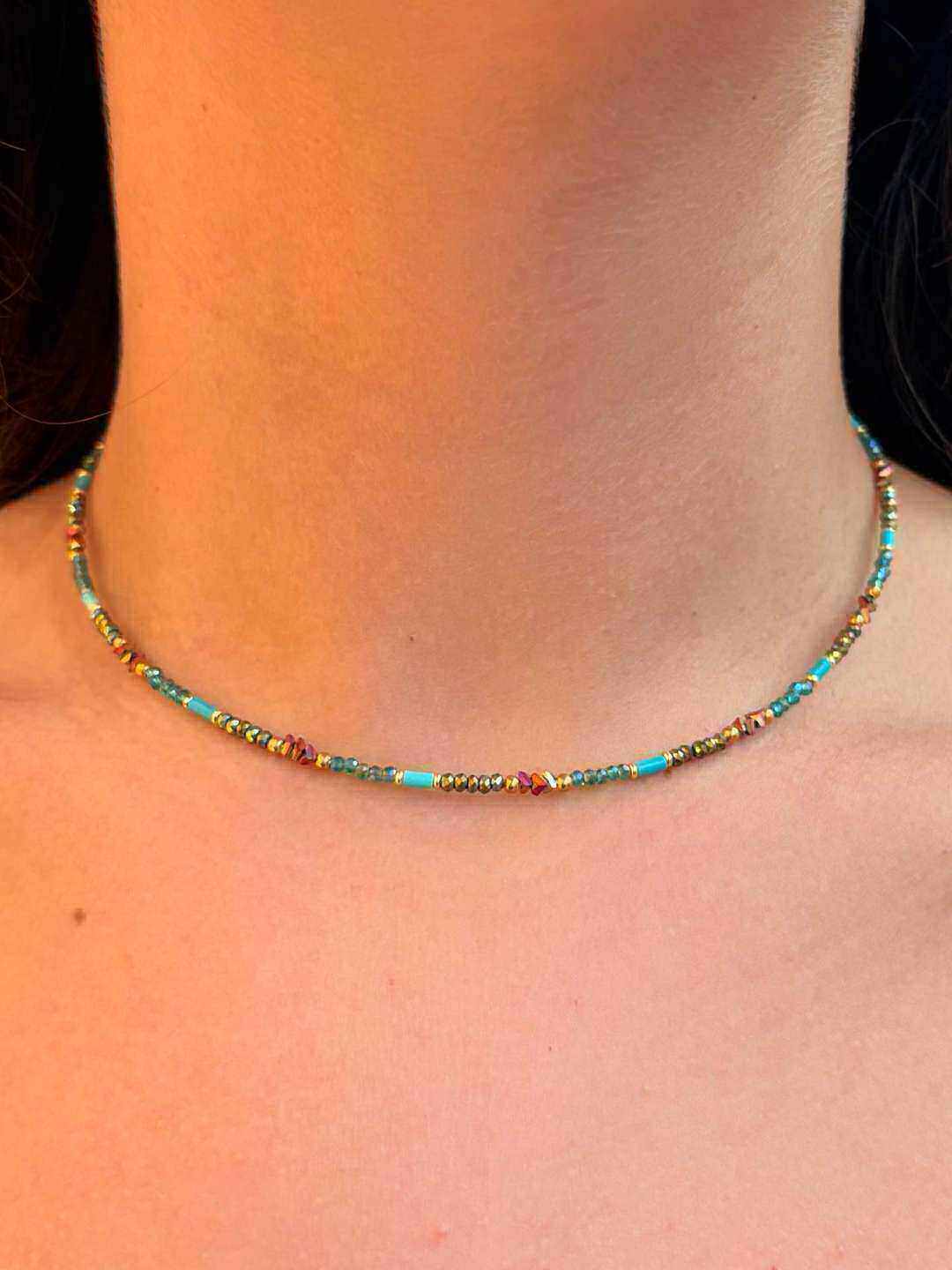 Mayorista MAISON OKAMI - Collar de perlas finas con patrones delicados