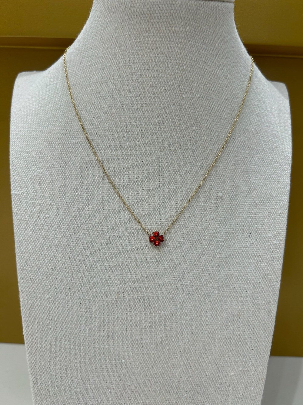 Wholesaler MAISON OKAMI - Delicate zirconium flower necklace