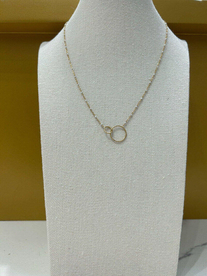 Grossiste MAISON OKAMI - Collier en pierres naturelles avec anneau délicat