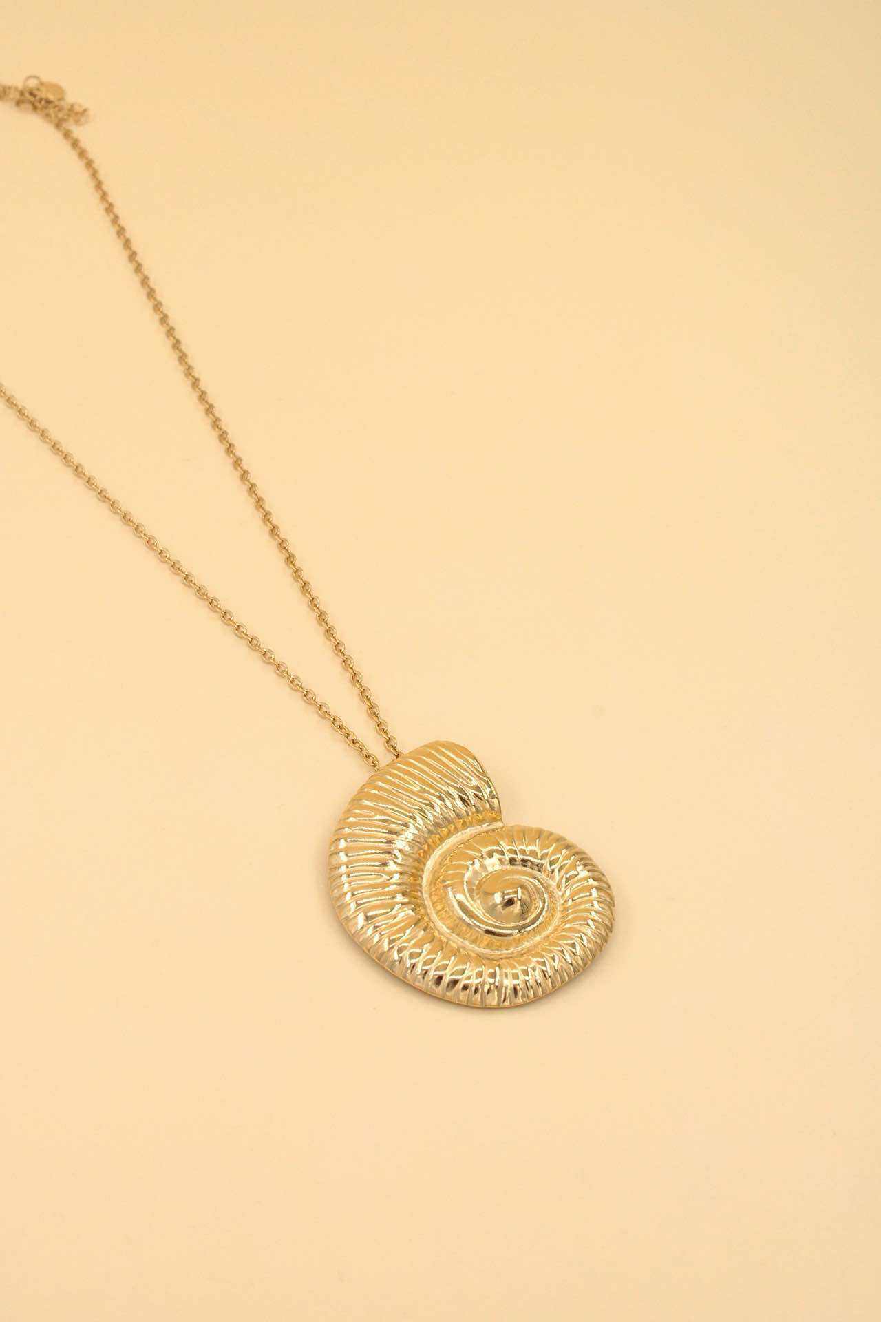 Wholesaler MAISON OKAMI - Stainless Steel Necklace with Shell Pendant