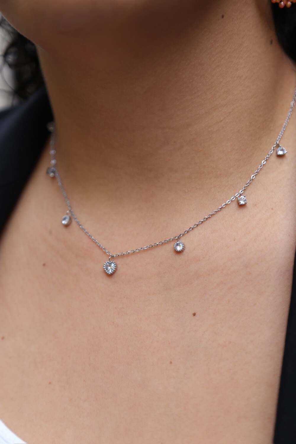 Mayorista MAISON OKAMI - Collar gargantilla con colgantes de circonitas