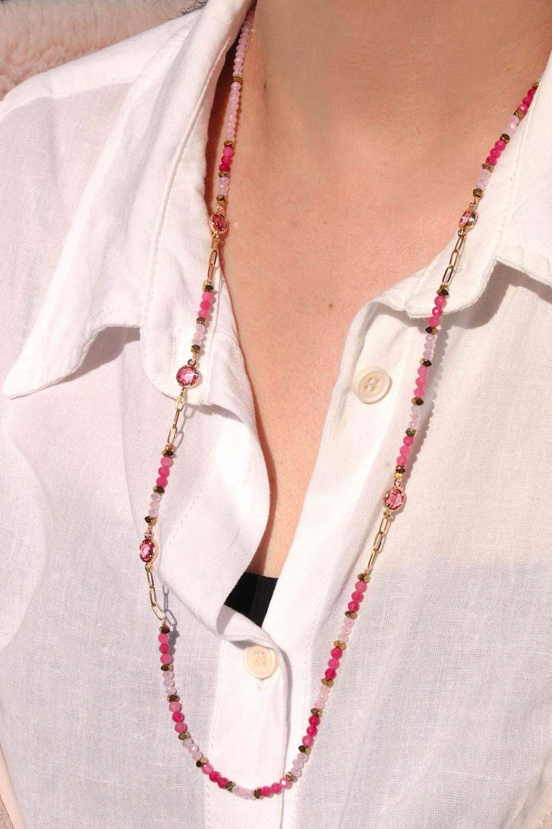 Grossiste MAISON OKAMI - Collier en Acier Inoxydable à Maillons avec Motifs Élégants