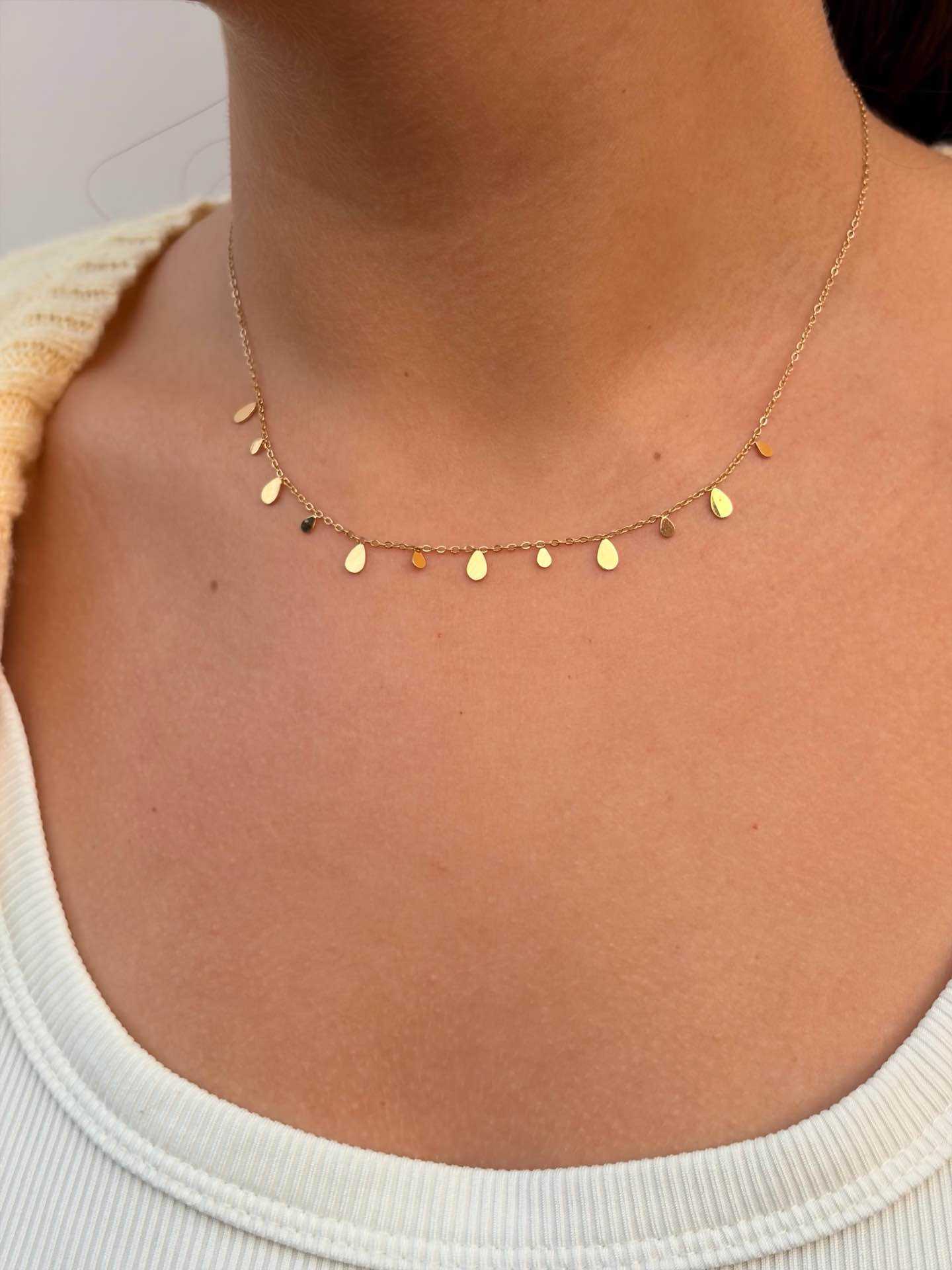 Grossiste MAISON OKAMI - Collier en Acier Inoxydable avec Pendentifs en Goutte