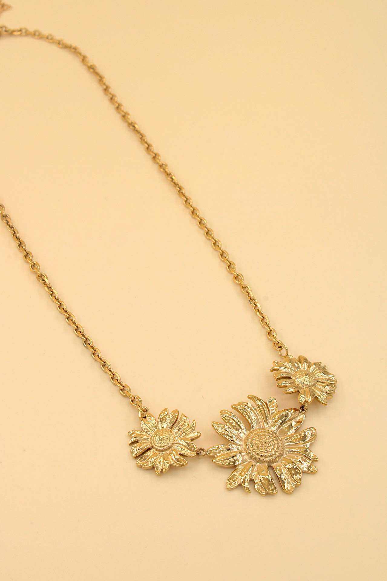 Wholesaler MAISON OKAMI - Stainless steel necklace with floral design