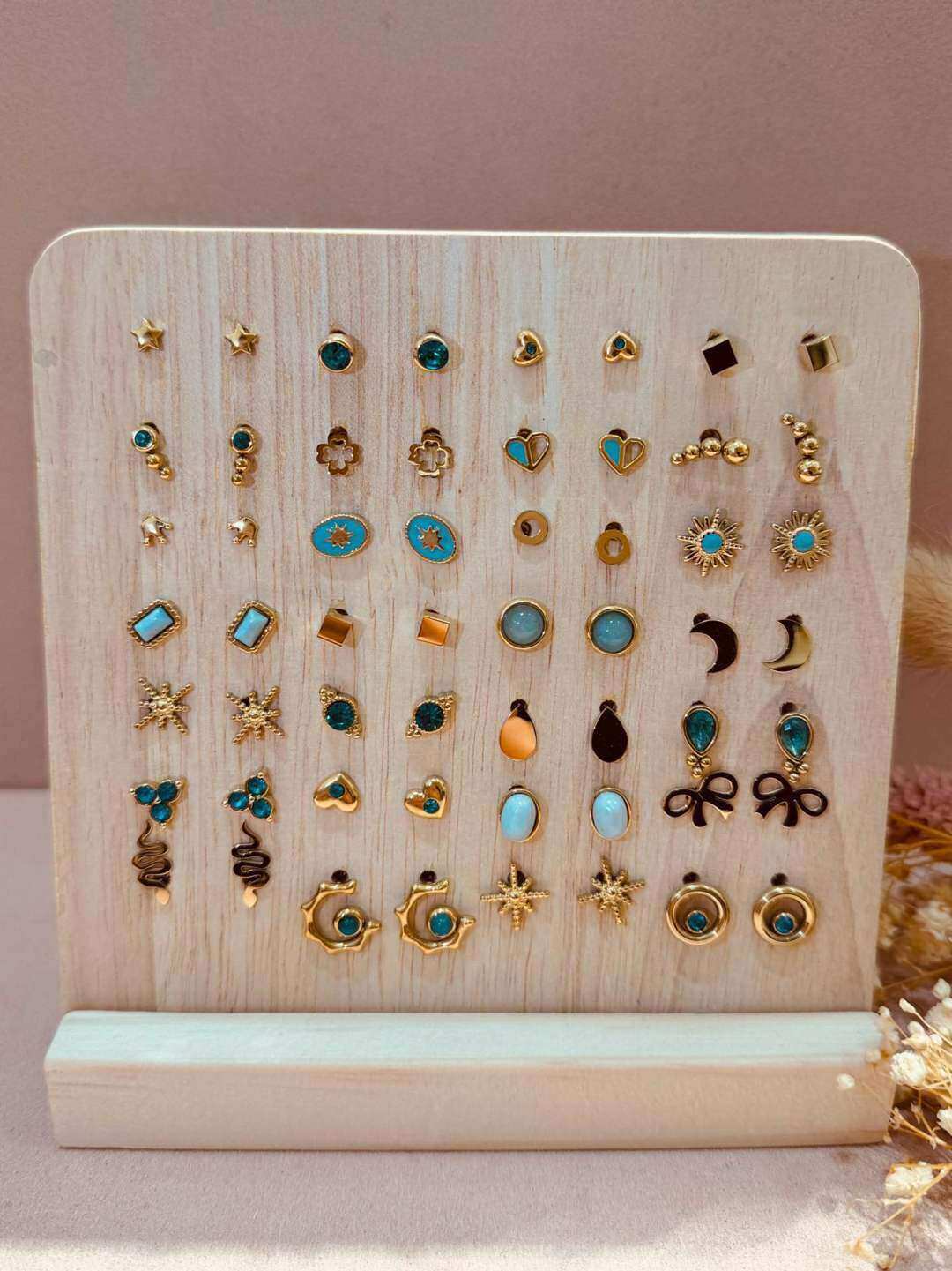 Grossiste MAISON OKAMI - Boucles d'oreilles assorties en acier inoxydable