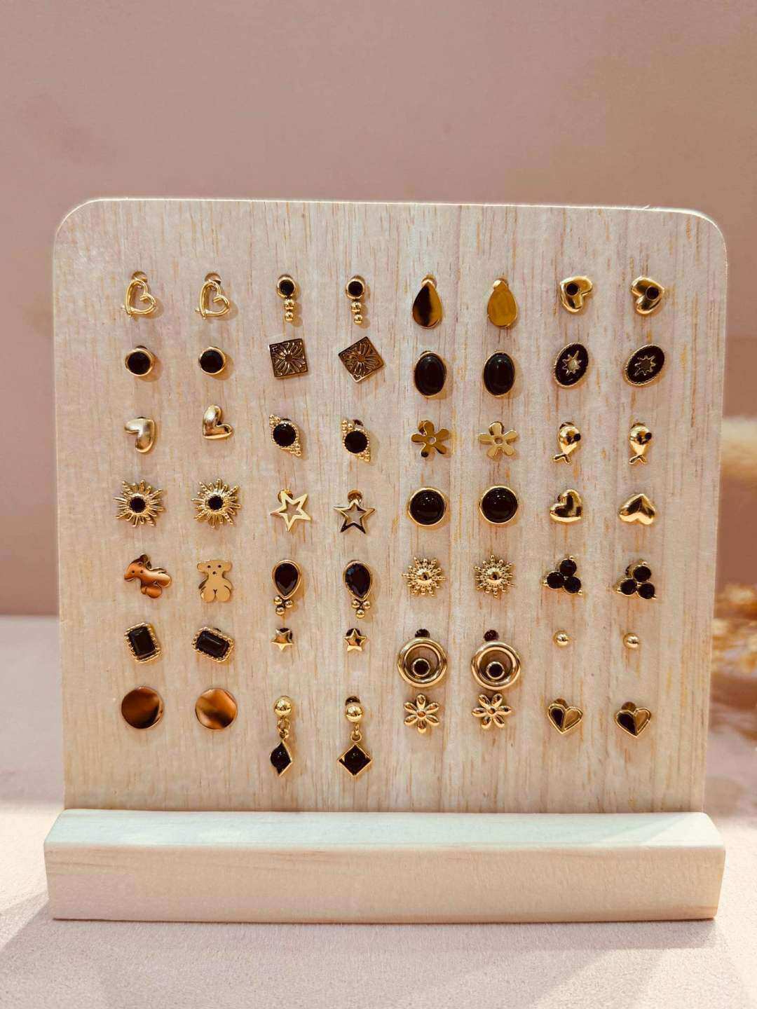 Grossiste MAISON OKAMI - Boucles d'oreilles assorties en acier inoxydable