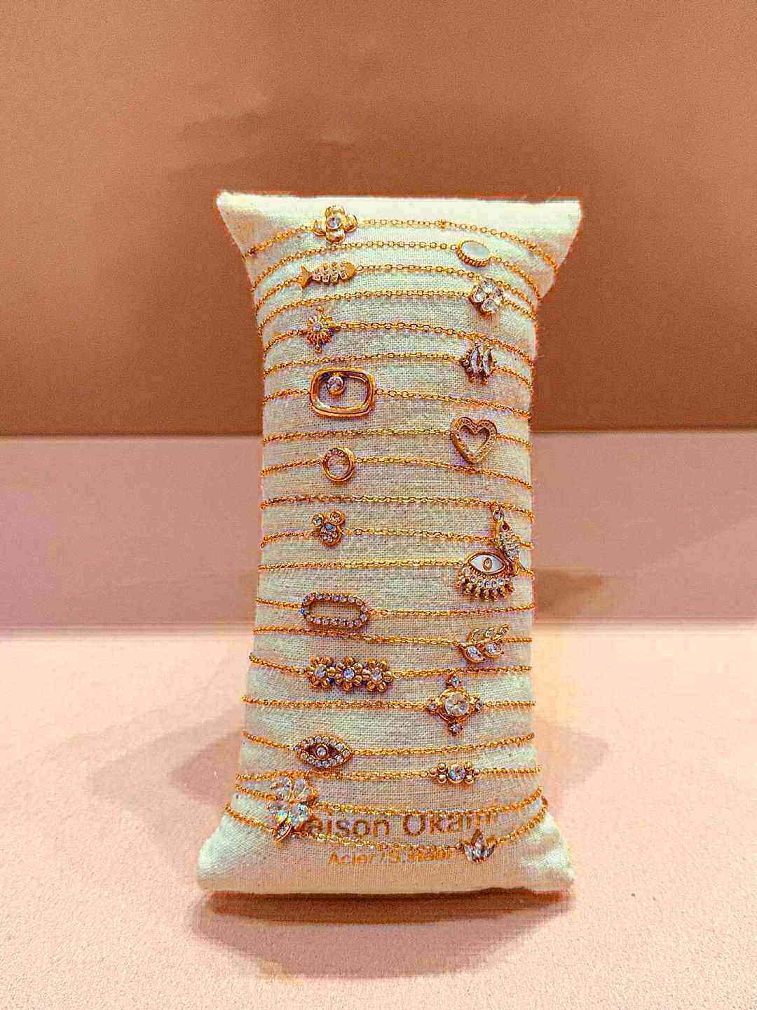 Grossiste MAISON OKAMI - Lots de 20 bracelets en Acier Inoxydable avec Perles et Motifs Élégants