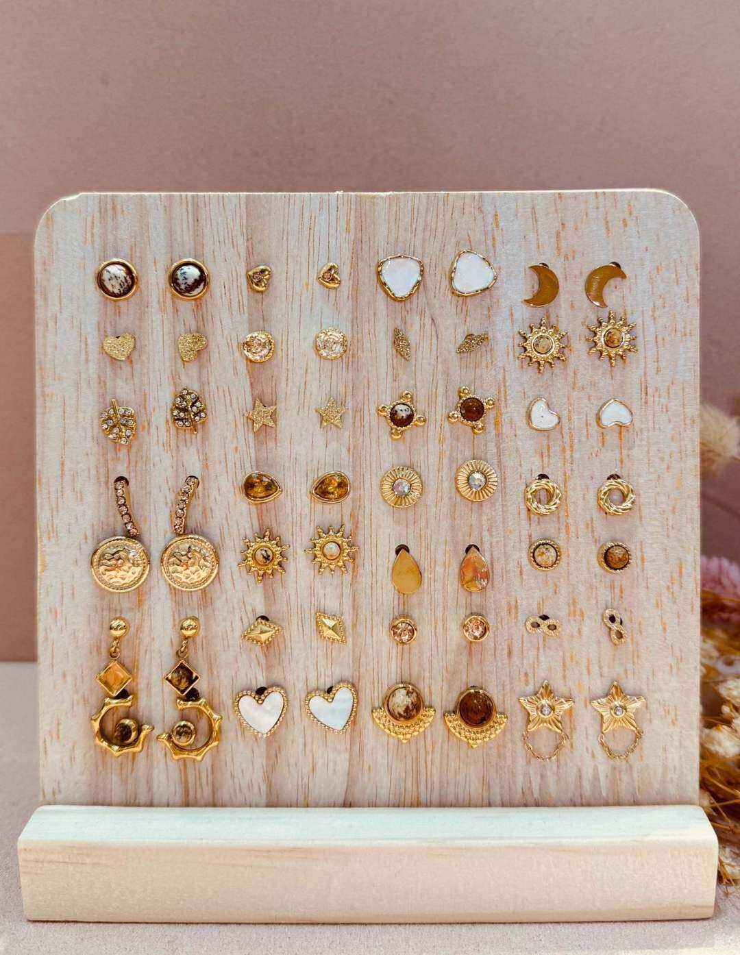 Grossiste MAISON OKAMI - Lot Boucles d'oreilles Acier Inoxydable