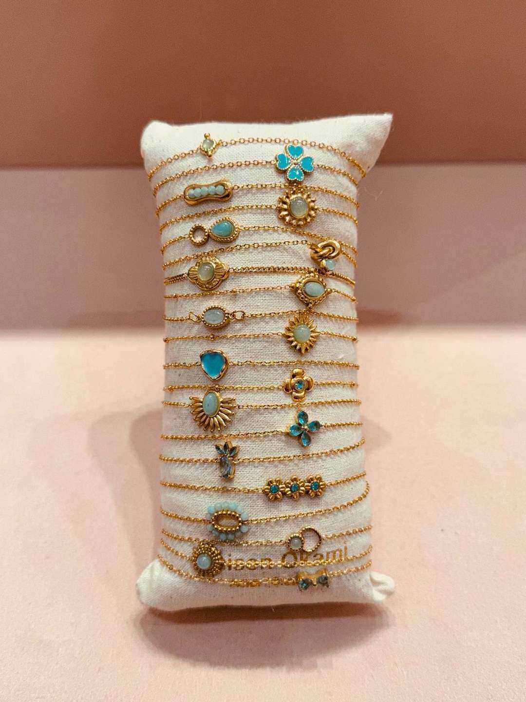 Grossiste MAISON OKAMI - Lots de 20 bracelets en Acier Inoxydable avec Perles et Motifs Élégants