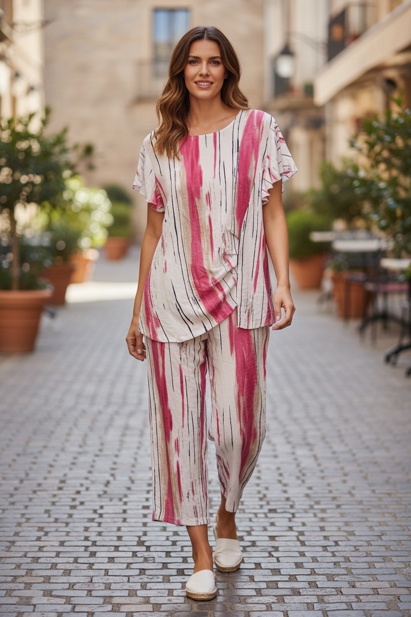 Mayorista MAISON-X - CONJUNTO DE CAMISETA Y PANTALÓN ESTAMPADO