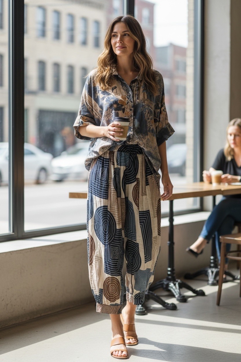 Mayorista MAISON-X - PANTALONES ESTAMPADOS