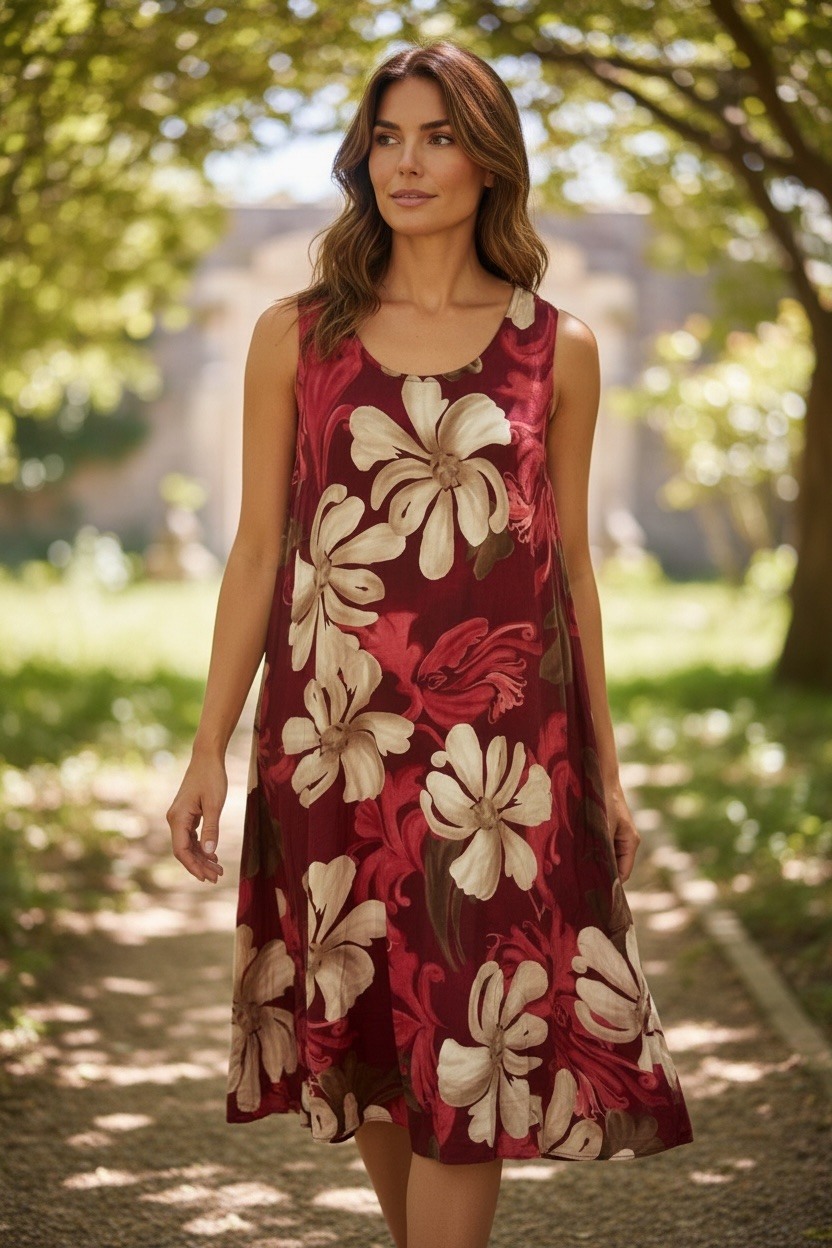 Mayorista MAISON-X - VESTIDO SIN MANGAS CON ESTAMPADO FLORAL