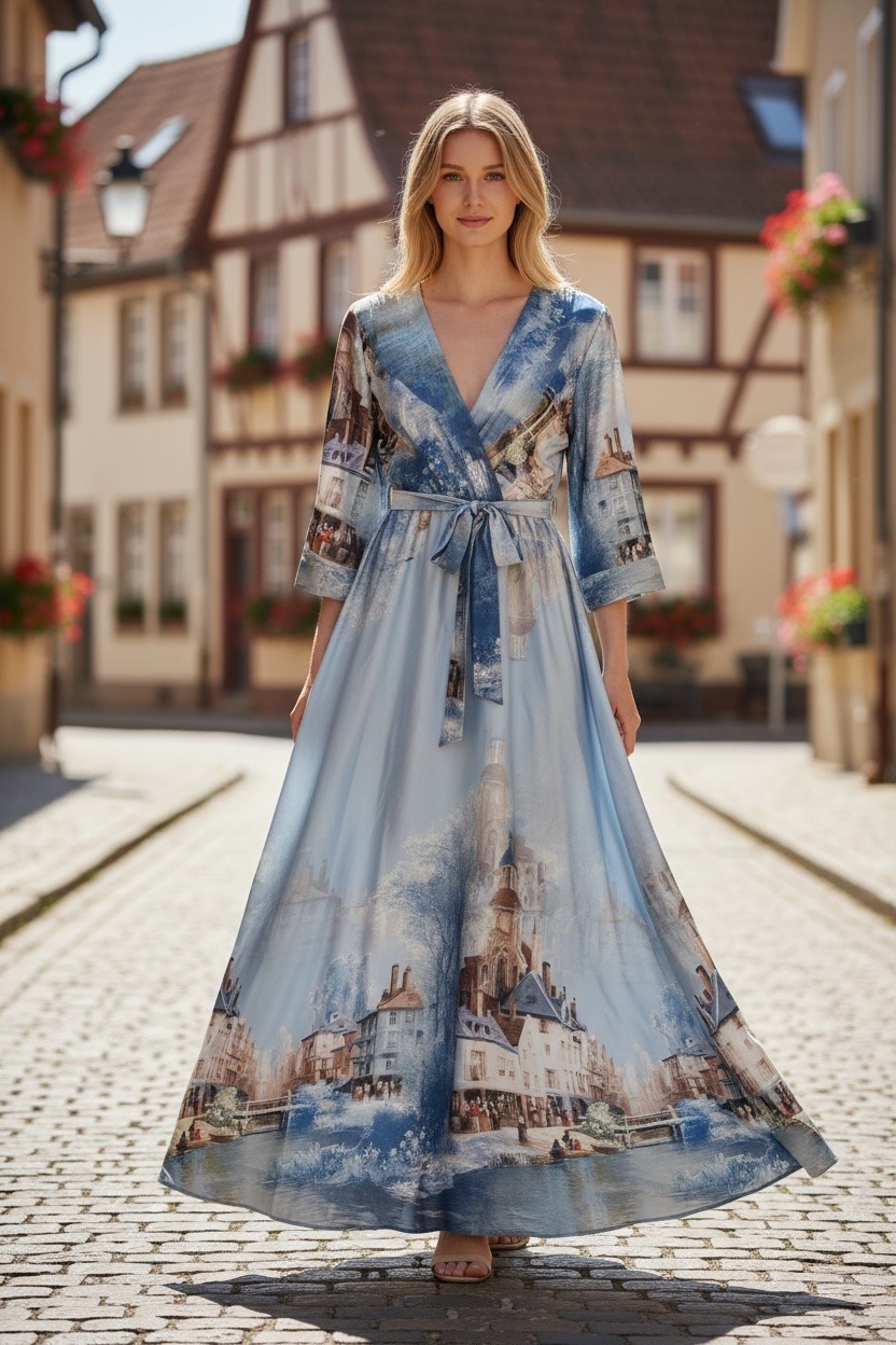 Grossiste MAISON-X - VESTITO RASO FANTASIA