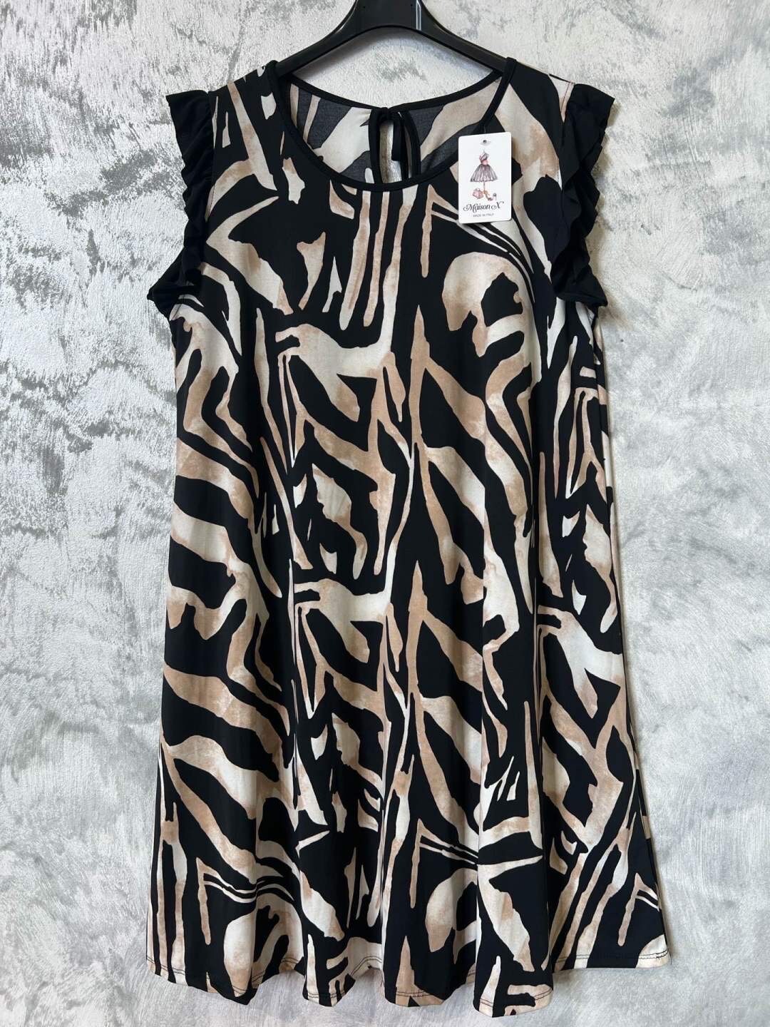 Mayorista MAISON-X - VESTIDO SIN MANGAS ESTAMPADO