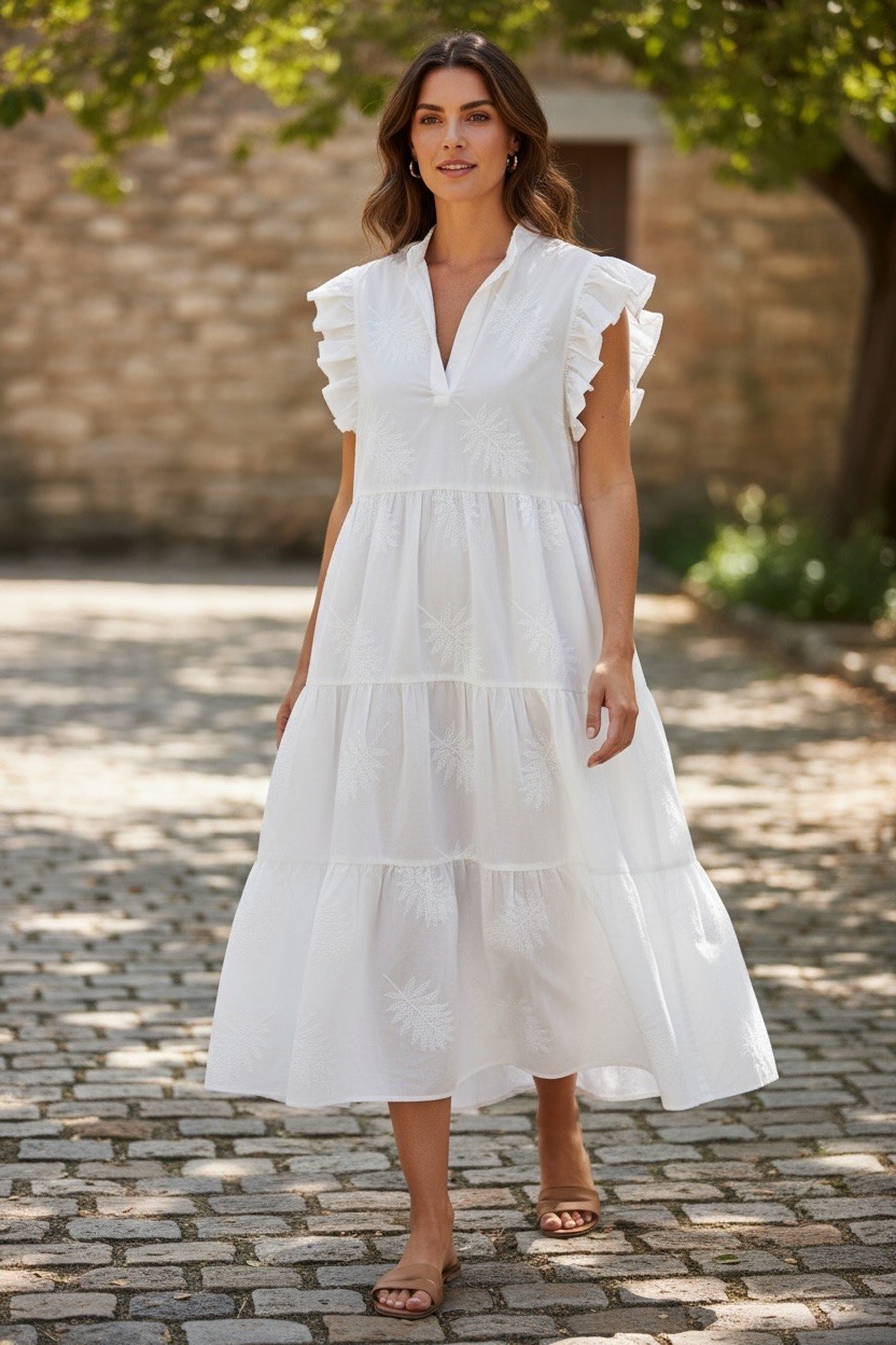 Wholesaler MAISON-X - EYELET DRESS