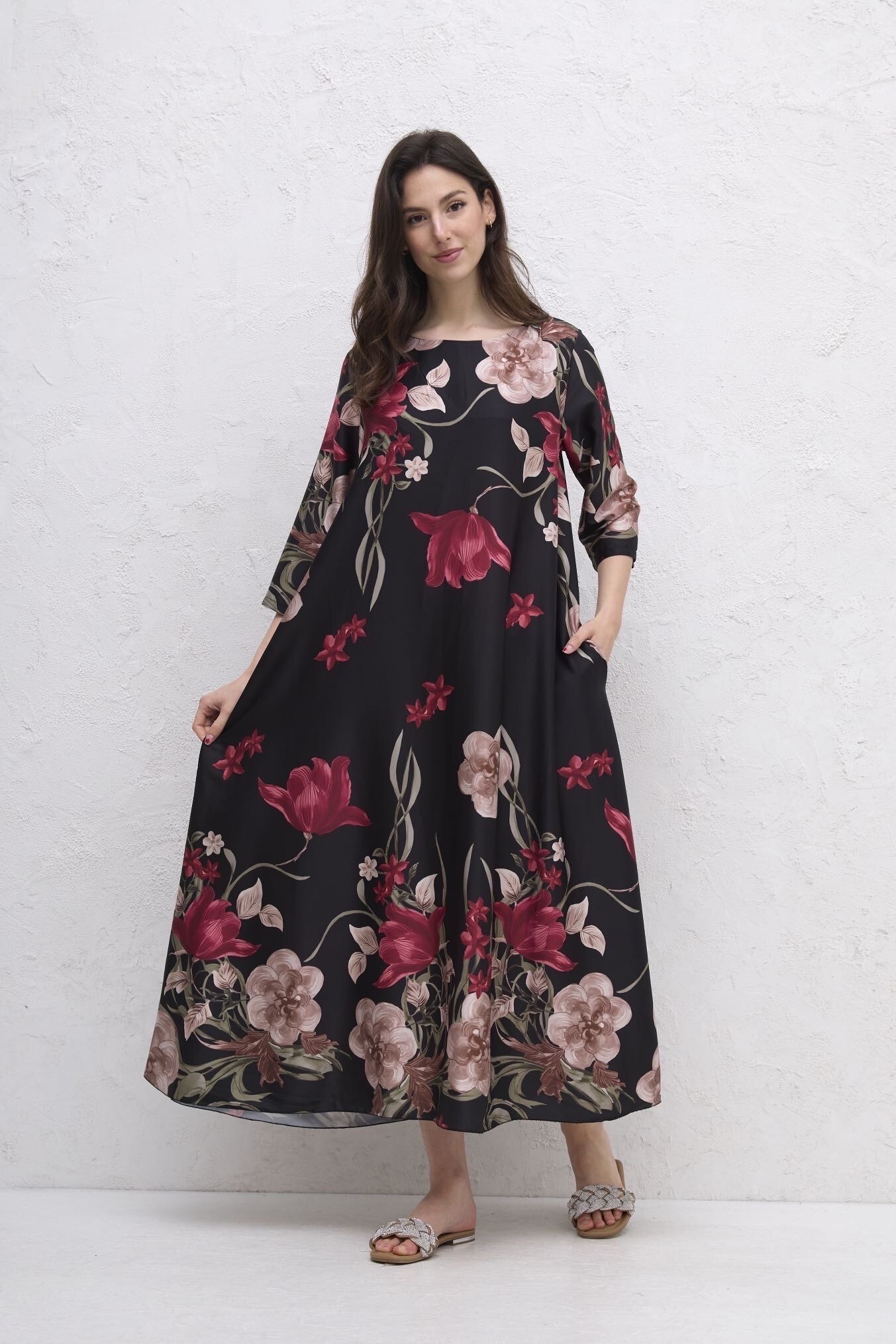 Mayorista MAISON-X - VESTIDO ESTAMPADO FLORAL