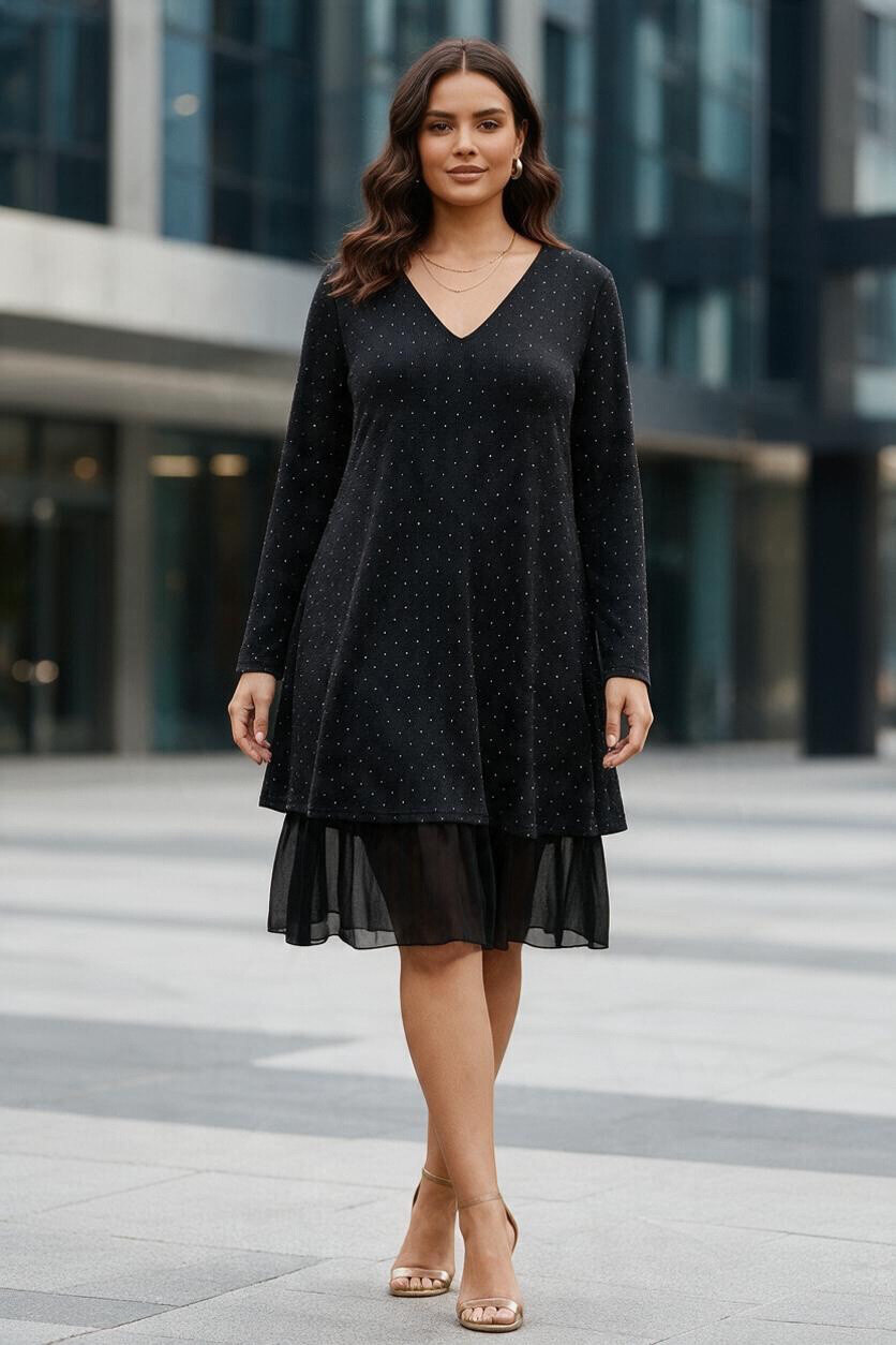 Wholesaler MAISON-X - MAXI LUREX DRESSES WITH RHINESTONES